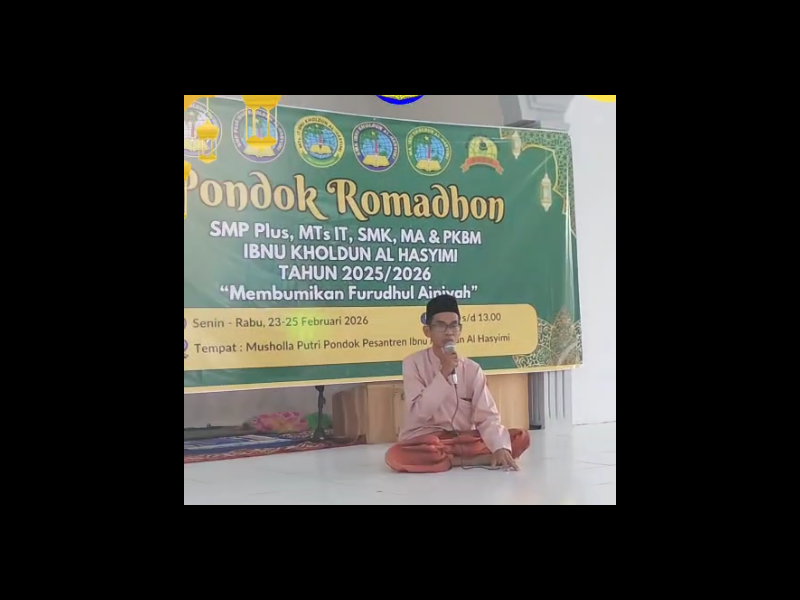 Pelaksanaan Pondok Romadhon bertema “Membumikan Furudhul Ainiyah”